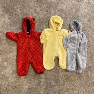 3-6 month snow suits